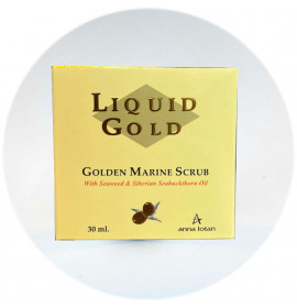 Anna Lotan Нежный механический пилинг для всех типов кожи «Золотой» Liquid Gold Golden Marine Scrub 30ml