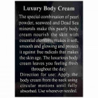 Black Pearl Обогащенный крем для тела с минералами Мертвого моря Luxury Body Cream 200ml