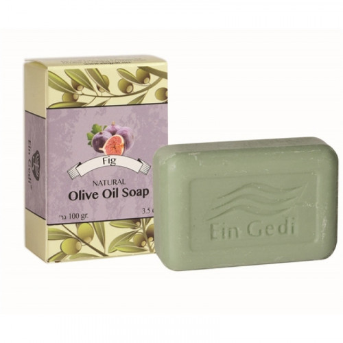 Ein Gedi Традиционное оливковое мыло с экстрактом инжира Traditional Olive Oil Soap Fig 100gr