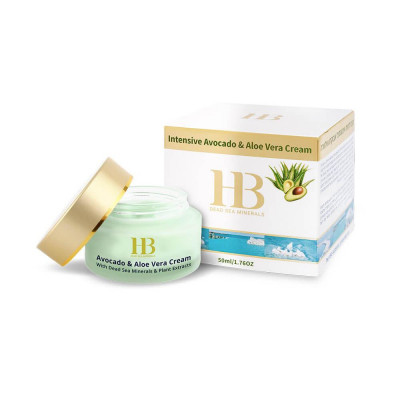 Health & Beauty Интенсивный крем для нормальной и сухой кожи с авокадо и алоэ Intensive Avocado & Aloe Vera Cream 50ml
