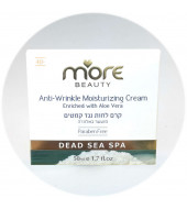 More Beauty Крем 40+ для лица увлажняющий против морщин для сухой и очень сухой кожи Anti-Wrinkle Moisturizing Cream 40+ With Aloe Vera 50ml