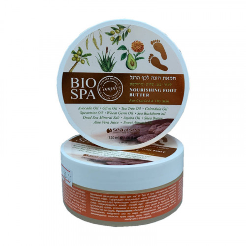 Sea Of Spa Bio Spa Питательное масло для ног для потрескавшейся и сухой кожи Nourishing Foot Butter For Cracked and Dry Skin 120ml